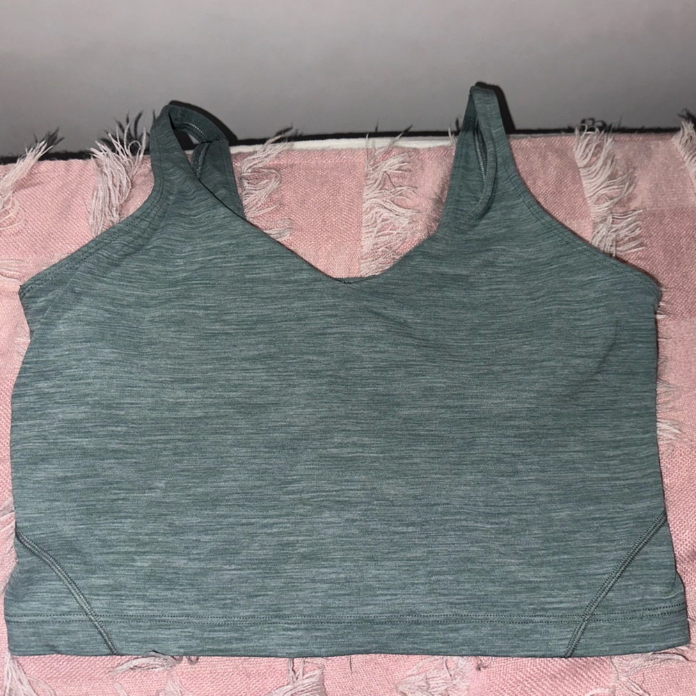 Lululemon Align Tank Heathered Tidal Teal size 10